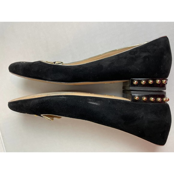 Charlotte Olympia Embroidered Velvet Kitty flats - Picture 6 of 12
